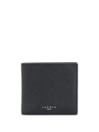 Sandro Paris Embossed Logo Wallet - Black