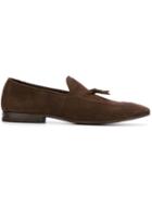 Henderson Baracco Tassel Detail Loafers, Men's, Size: 41.5, Brown, Suede/leather