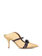 Malone Souliers Knot Detail Mules - Gold