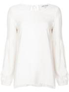 Elizabeth And James Puff Sleeve Jumper - White