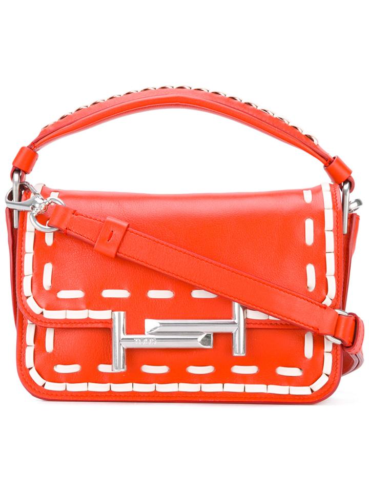 Tod's Small Double T Bag - Red