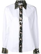 Dolce & Gabbana Contrasting Collar Shirt - White