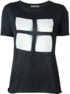 Suzusan Tie-dye Detail T-shirt, Women's, Size: Small, Black, Cotton