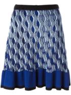 Mary Katrantzou 'pollie' Skirt, Women's, Size: Medium, Blue, Silk/viscose/polyester