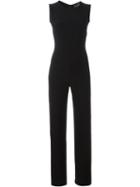 Norma Kamali Fitted Sleeveless Jumpsuit