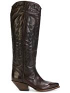 Buttero Cowboy Boots - Brown