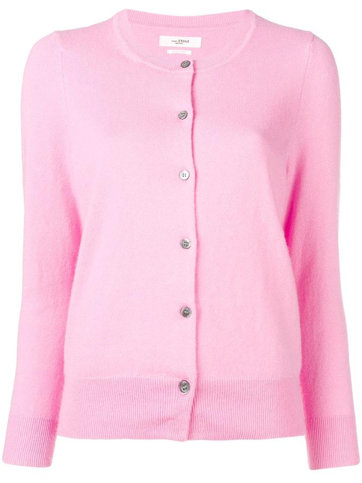 Isabel Marant Étoile Round Neck Cardigan - Pink