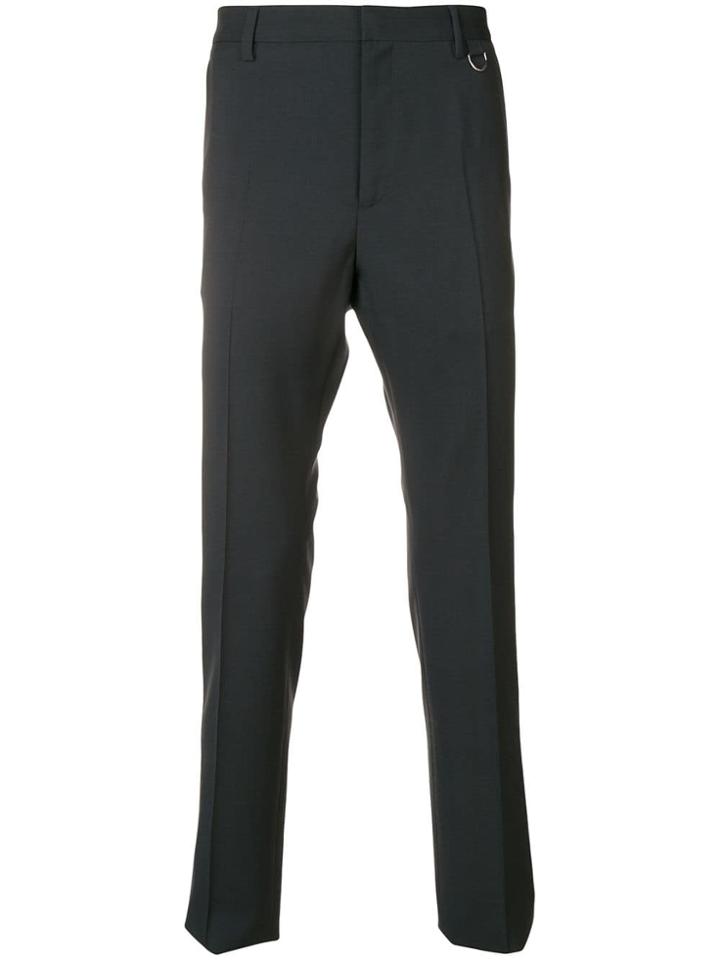Valentino Side Stripe Skinny Trousers - Grey