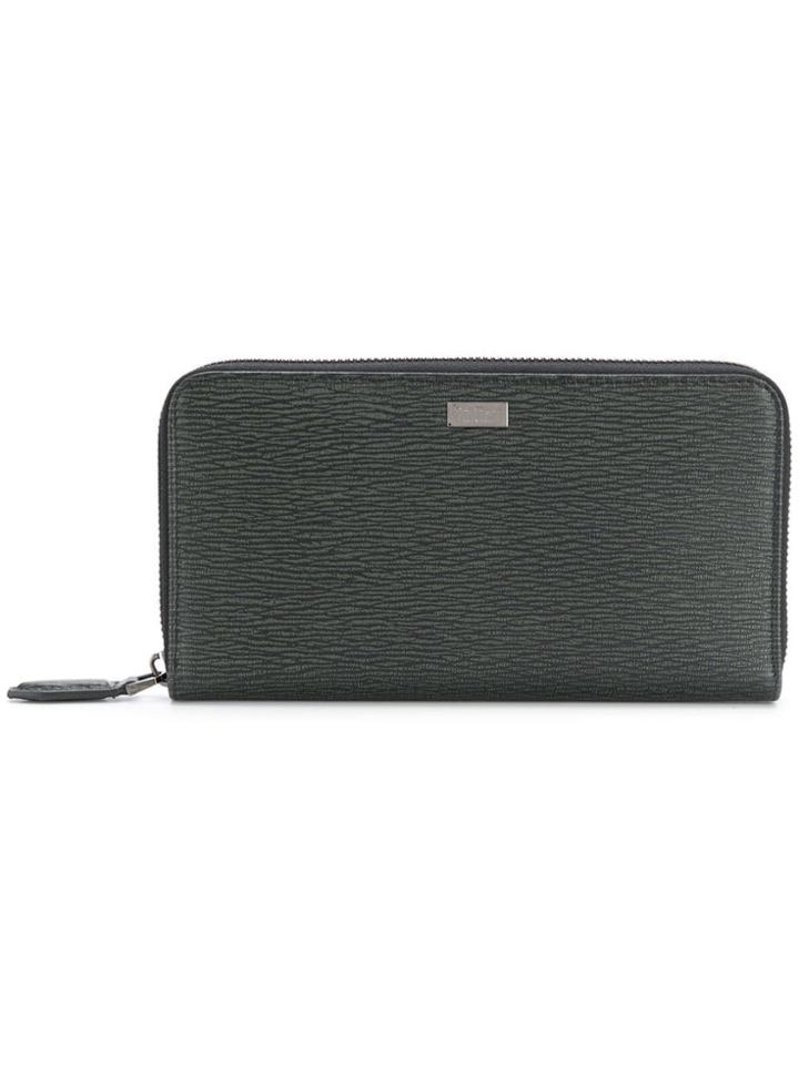 Salvatore Ferragamo Zipped Wallet - Black