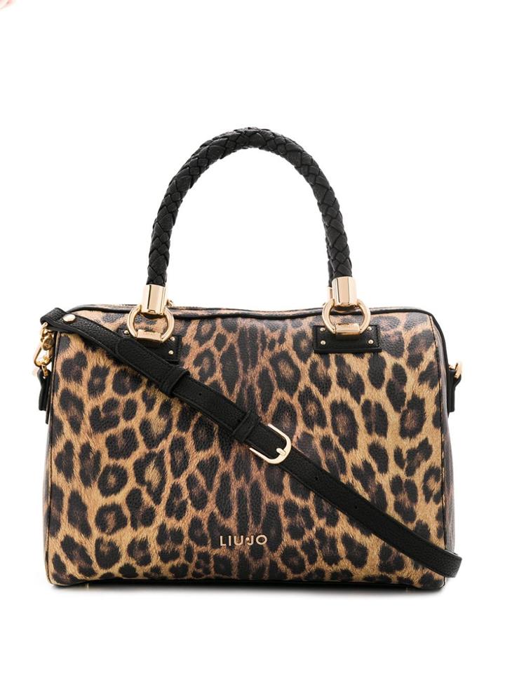 Liu Jo Leopard Print Tote - Neutrals