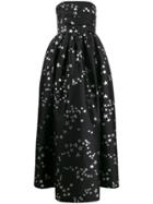 P.a.r.o.s.h. Postard Strapless Evening Gown - Black