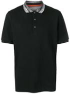 Missoni Striped Collar Polo Shirt - Black