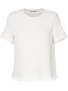 Barena Frayed Hem T-shirt - White