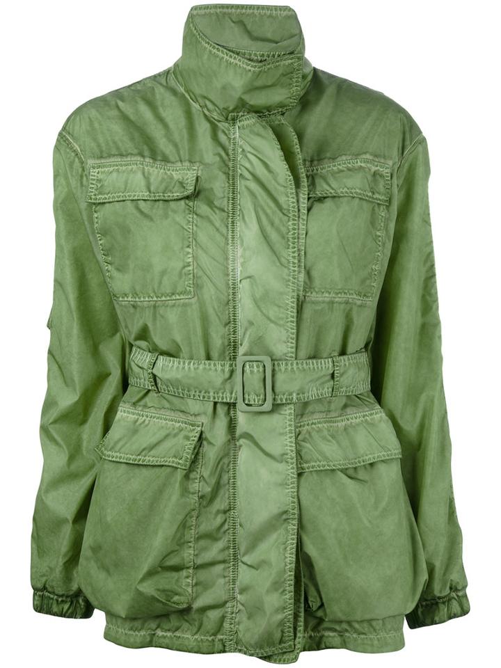 Tomas Maier Waterproof Jacket, Women's, Size: 6, Green, Polyimide