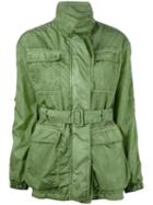 Tomas Maier Waterproof Jacket, Women's, Size: 6, Green, Polyimide