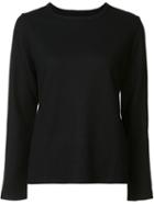 Yohji Yamamoto - Round Neck T-shirt - Women - Wool - 2, Women's, Black, Wool