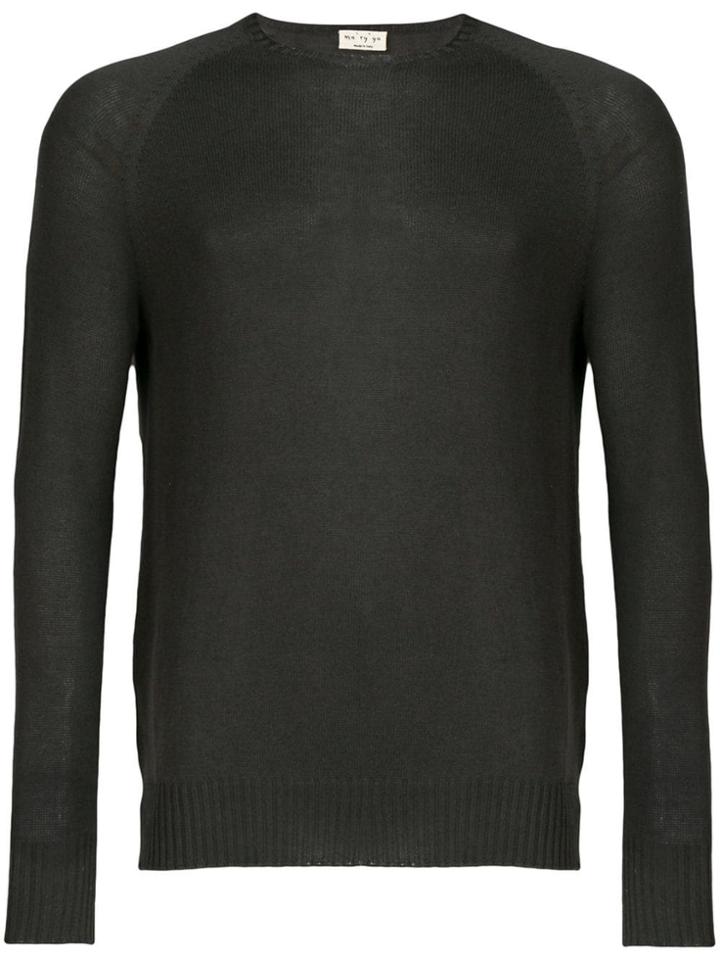 Ma'ry'ya Crew Neck Jumper - Grey