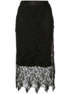 Guild Prime Lace Midi Skirt - Black