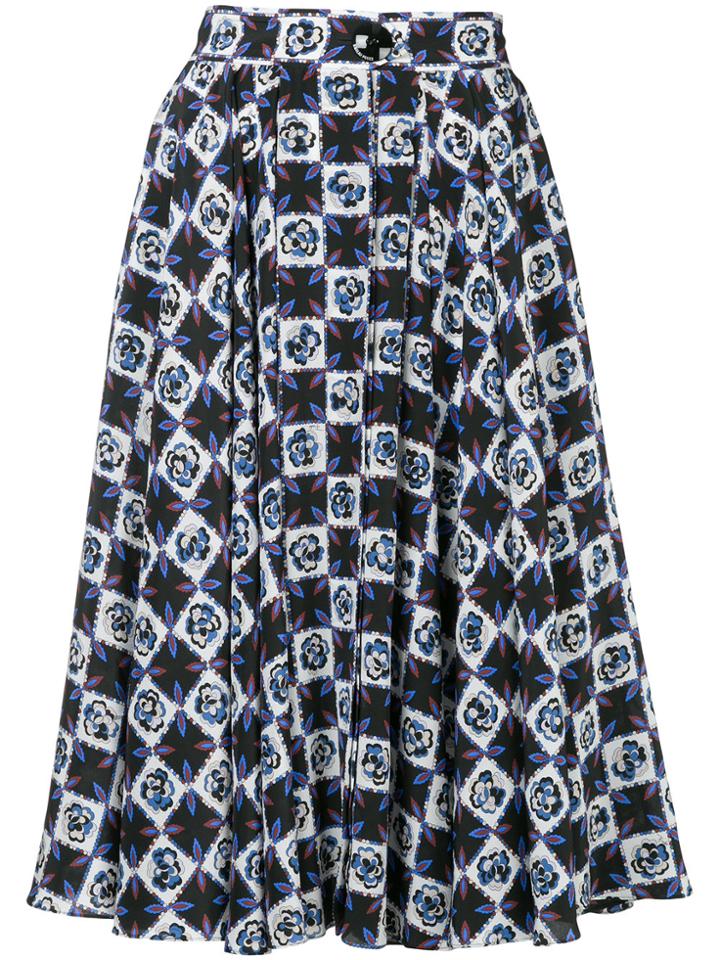 Emilio Pucci All-over Print Skirt - Blue