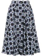 Emilio Pucci All-over Print Skirt - Blue