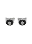 Alexander Mcqueen Classic Skull Cufflinks - Black