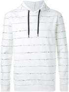 T By Alexander Wang Scribble Print Hoodie, Men's, Size: Xs, White, Cotton/polyester
