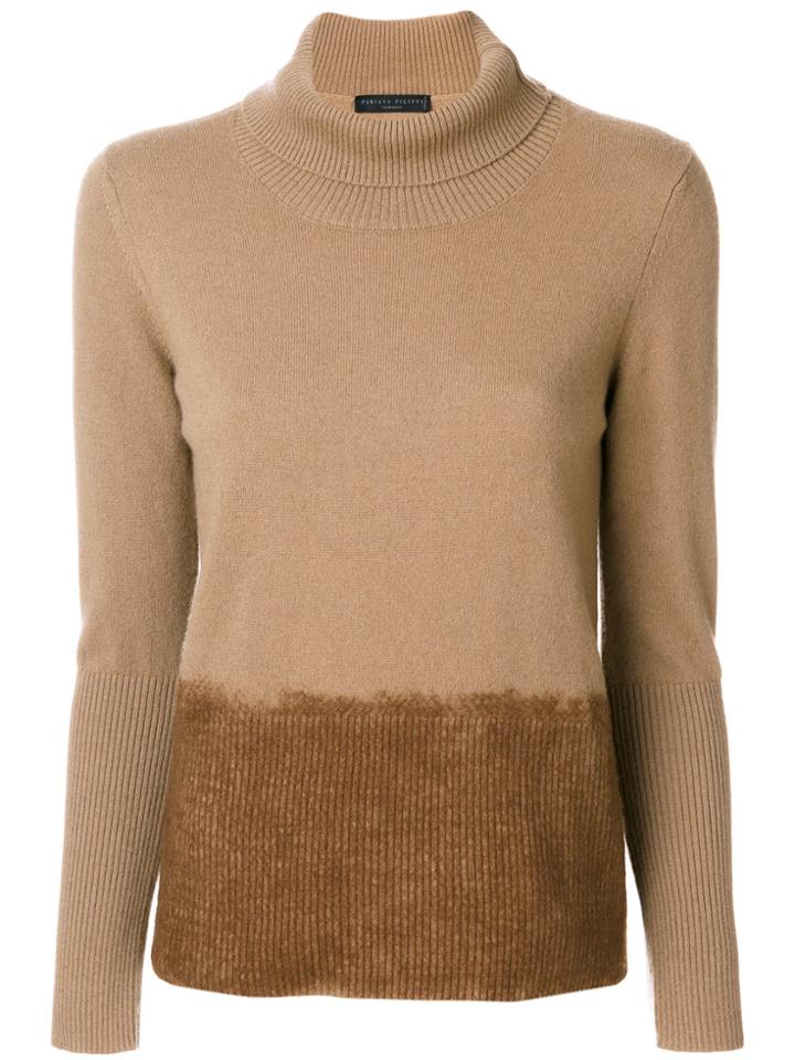 Fabiana Filippi Turtleneck Sweater - Brown