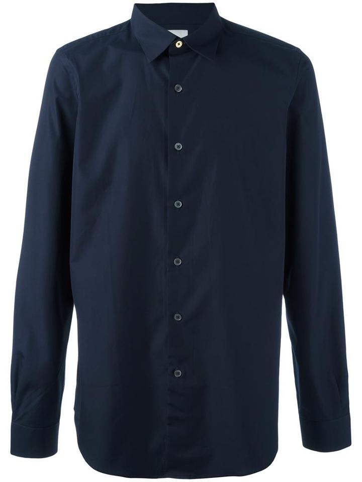 Paul Smith Classic Shirt, Men's, Size: Large, Blue, Cotton