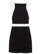 Gloria Coelho Side Pockets Dress, Women's, Size: 38, Black, Acetate/polyester