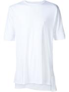 Alexandre Plokhov Step Hem T-shirt, Men's, Size: 50, White, Modal/cotton