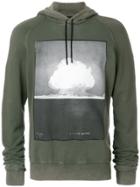 Tom Rebl Explosion Print Hoodie - Green