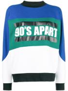 Maison Père 90's Apart Sweatshirt - Blue