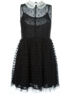 Red Valentino Ruffle Tulle Dress
