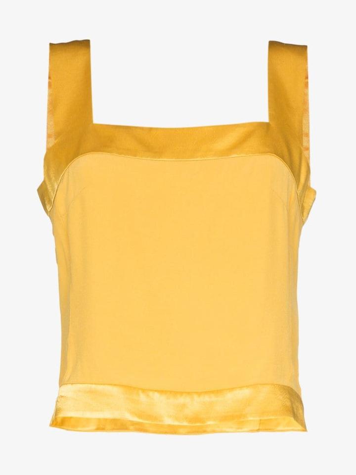 Usisi Gail Square Neck Top - Yellow