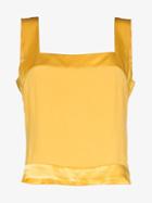 Usisi Gail Square Neck Top - Yellow