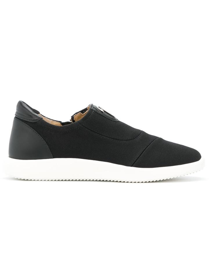 Giuseppe Zanotti Design Slip-on Running Sneakers - Black