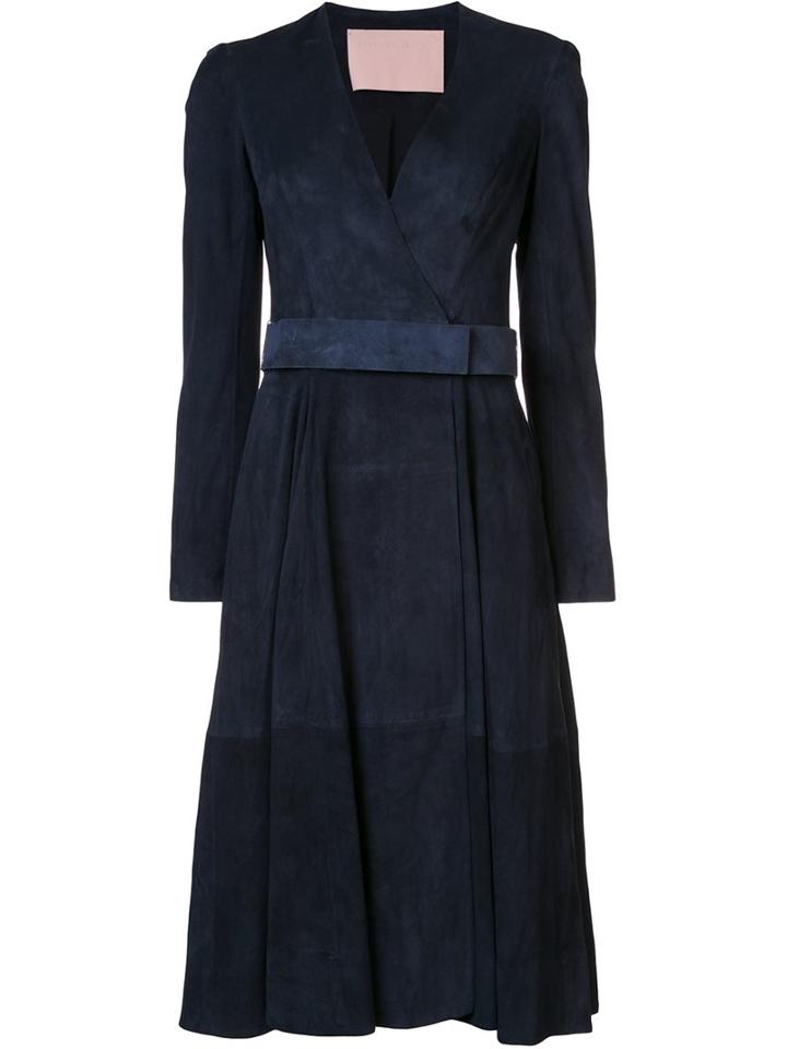 Brock Collection Fitted Wrap Dress
