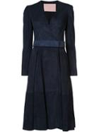 Brock Collection Fitted Wrap Dress