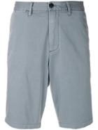 Emporio Armani Tailored Logo Shorts - Grey