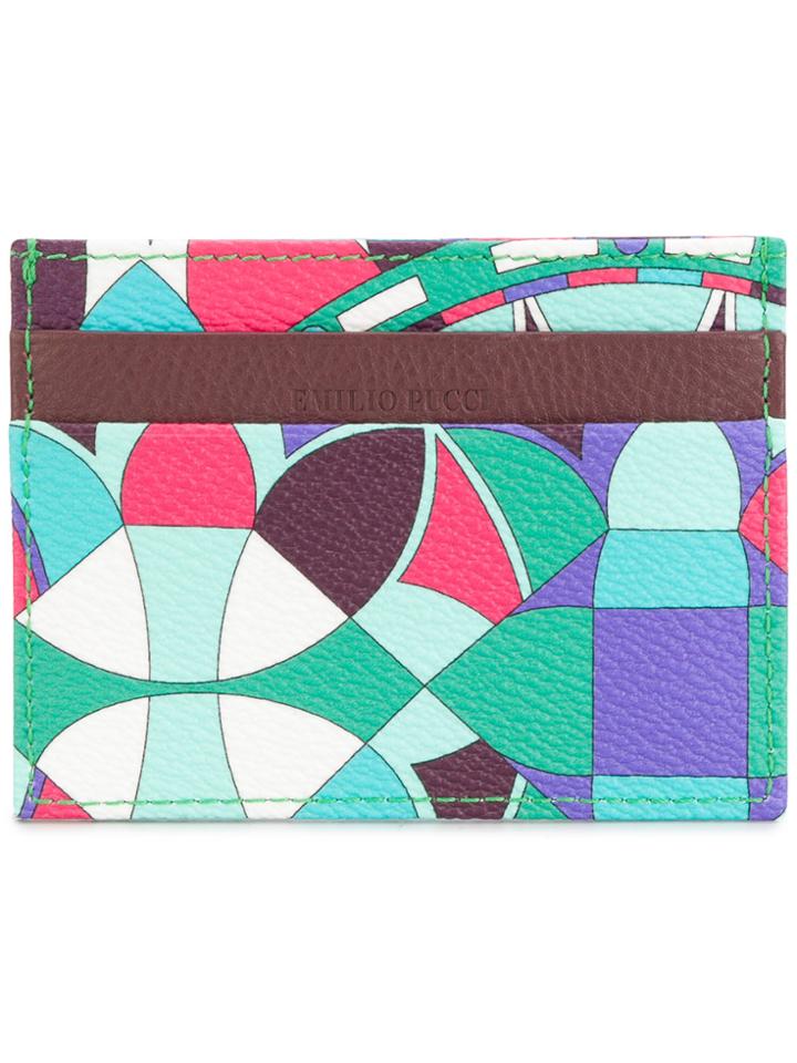 Emilio Pucci Printed Cardholder - Multicolour