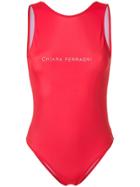 Chiara Ferragni Logo One-piece - Red