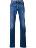 Jacob Cohen Regular Fit Bandana Jeans - Blue