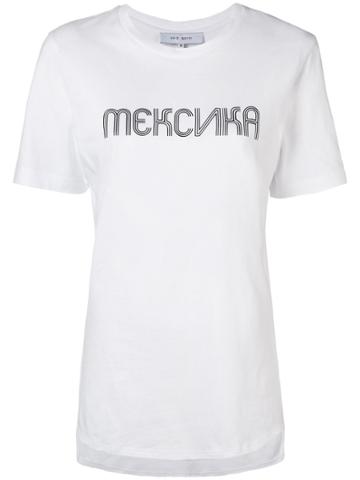 Kris Goyri Mekcnka Print T-shirt - White