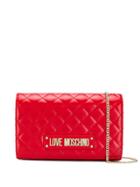 Love Moschino Quilted Cross Body Bag - Red