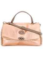Zanellato Fur Trim Shoulder Bag - Metallic