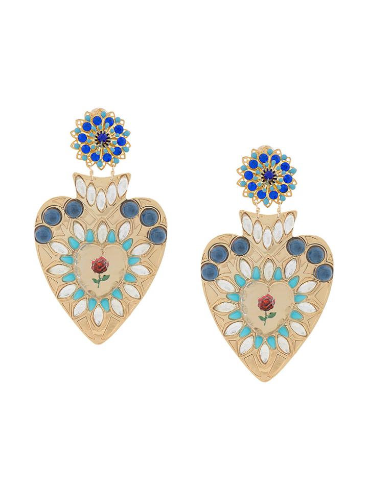 Mercedes Salazar Heartbreaker Earring - Green