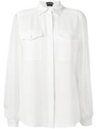 Tom Ford - Chest Pocket Shirt - Women - Silk - 46, White, Silk