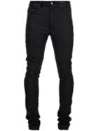 Amiri Slim-fit Python Skin Trousers - Black