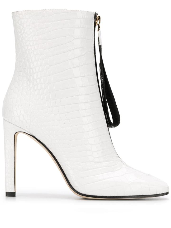 Jimmy Choo Macel 100 Boots - White