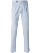 Barba - Tapered Tailored Trousers - Men - Cotton/polyamide/spandex/elastane - 48, Blue, Cotton/polyamide/spandex/elastane